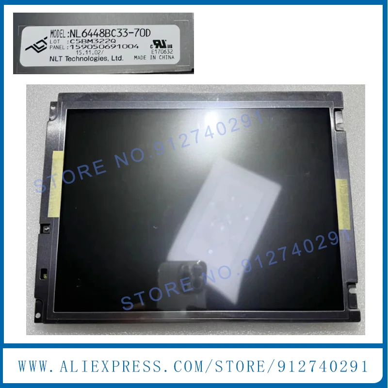 NL6448BC33-70 NL6448BC33-70D NL6448BC33-70F Original 10.4 Inch104BLM69 NL6448BC33-70G NL6448BC33-70C LCD Display Screen Panel