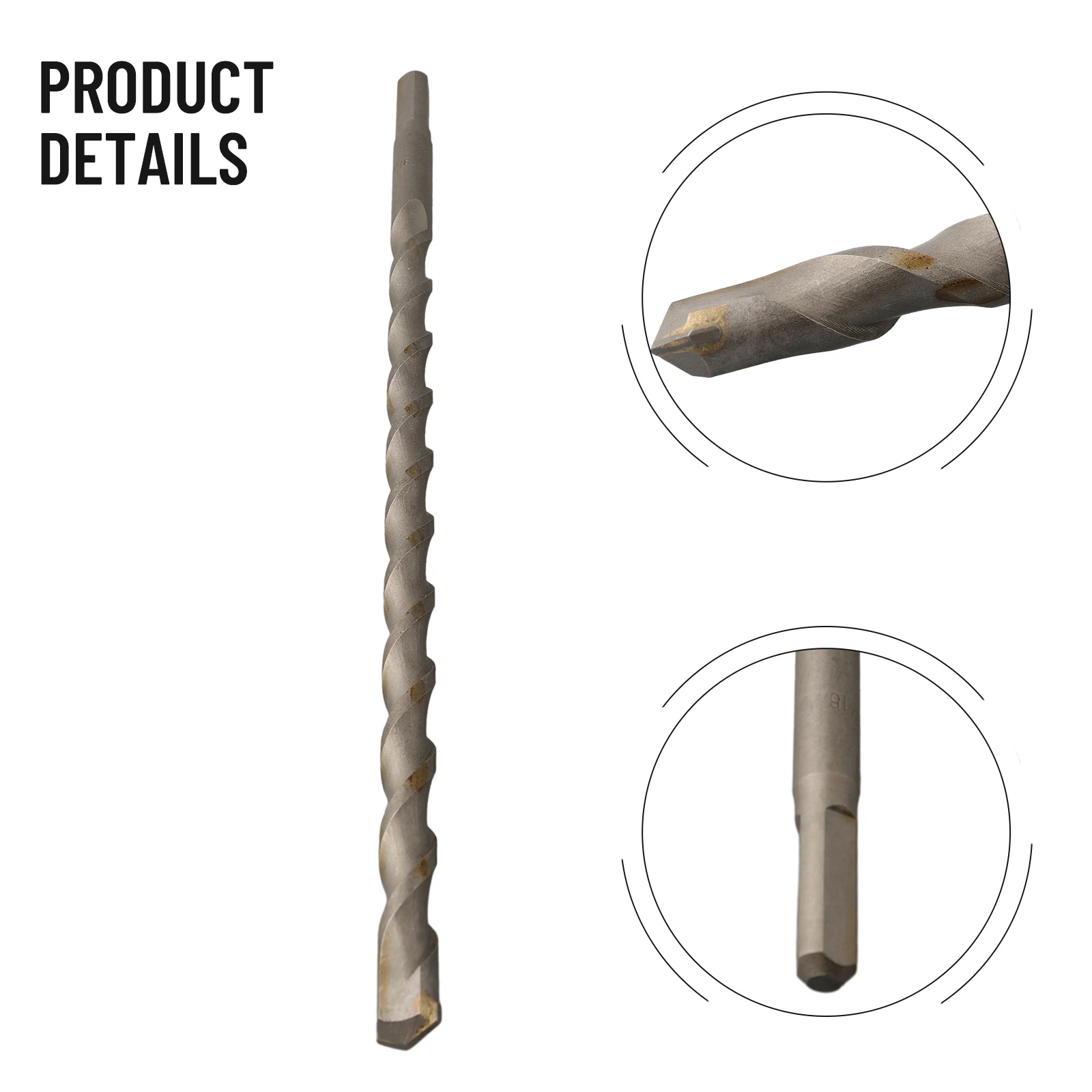 300mm Extra Long Masonry-Concrete Drill Bit Triangle Shank 6/8/10/12/16mm Drilling Bits For Penetrating Wall Power Tool