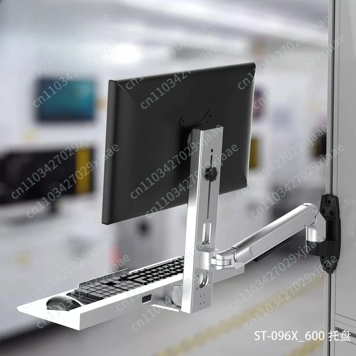 Industrial Display Stand Robotic Arm Heavy Aluminum Alloy Universal Rotating Air Pressure Hover