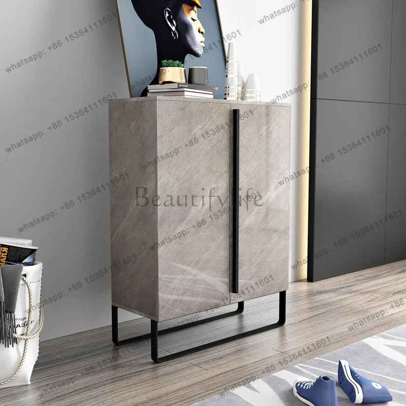 FG40Organizer Mobile Shoe Cabinet Storage Living Room Display Box Luxury Designer Shoe Shelf Slippers Gabinete Entrance Furnitur