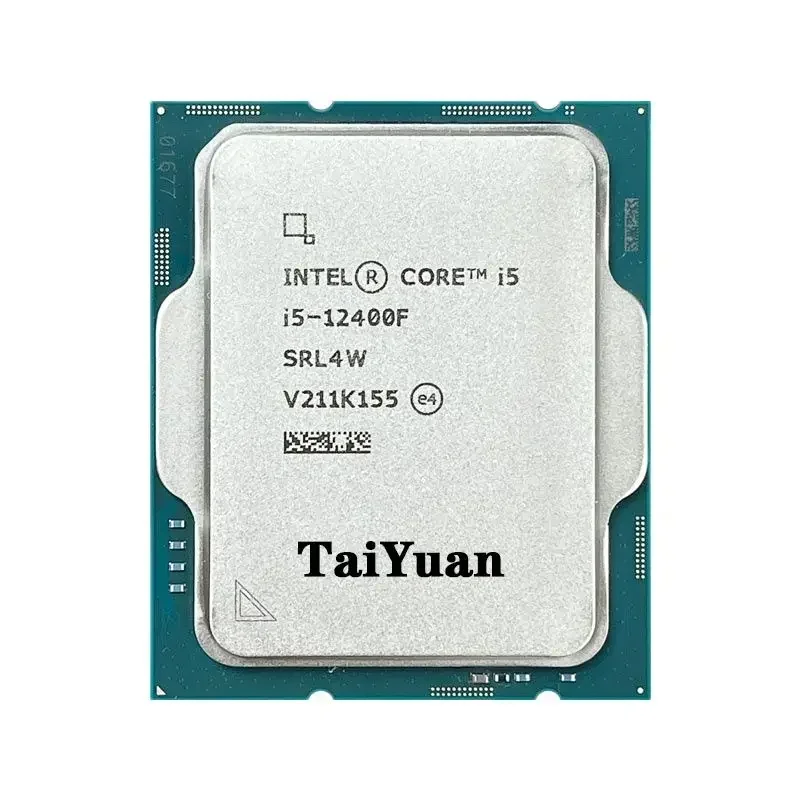 New! For Intel Core i5-12400F i5 12400F 2.5 GHz 6-Core 12-Thread CPU 10NM L3=18M 65W LGA 1700 New but without cooler