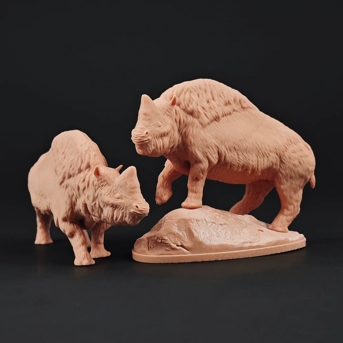 

1/35 9.5-18.5cm Elasmotherium Model Toys Ancient Prehistroy Animal Model Gk Customize 3D Printing