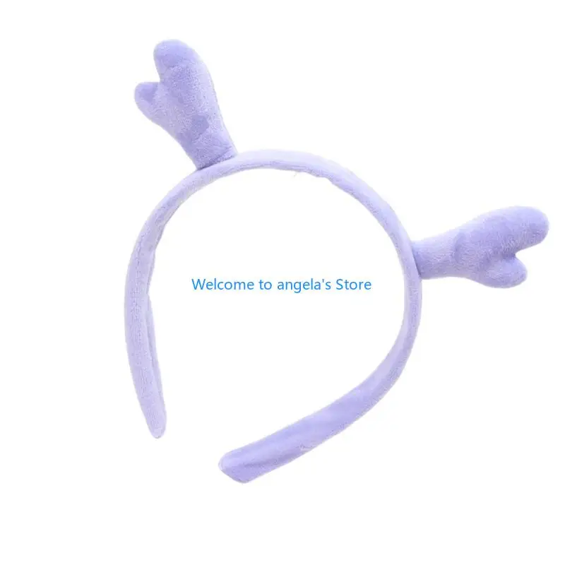 X4YC Furry Buns fryzury Hairhoop Nezha opaska na głowę dla Anime postać filmowa Cosplay