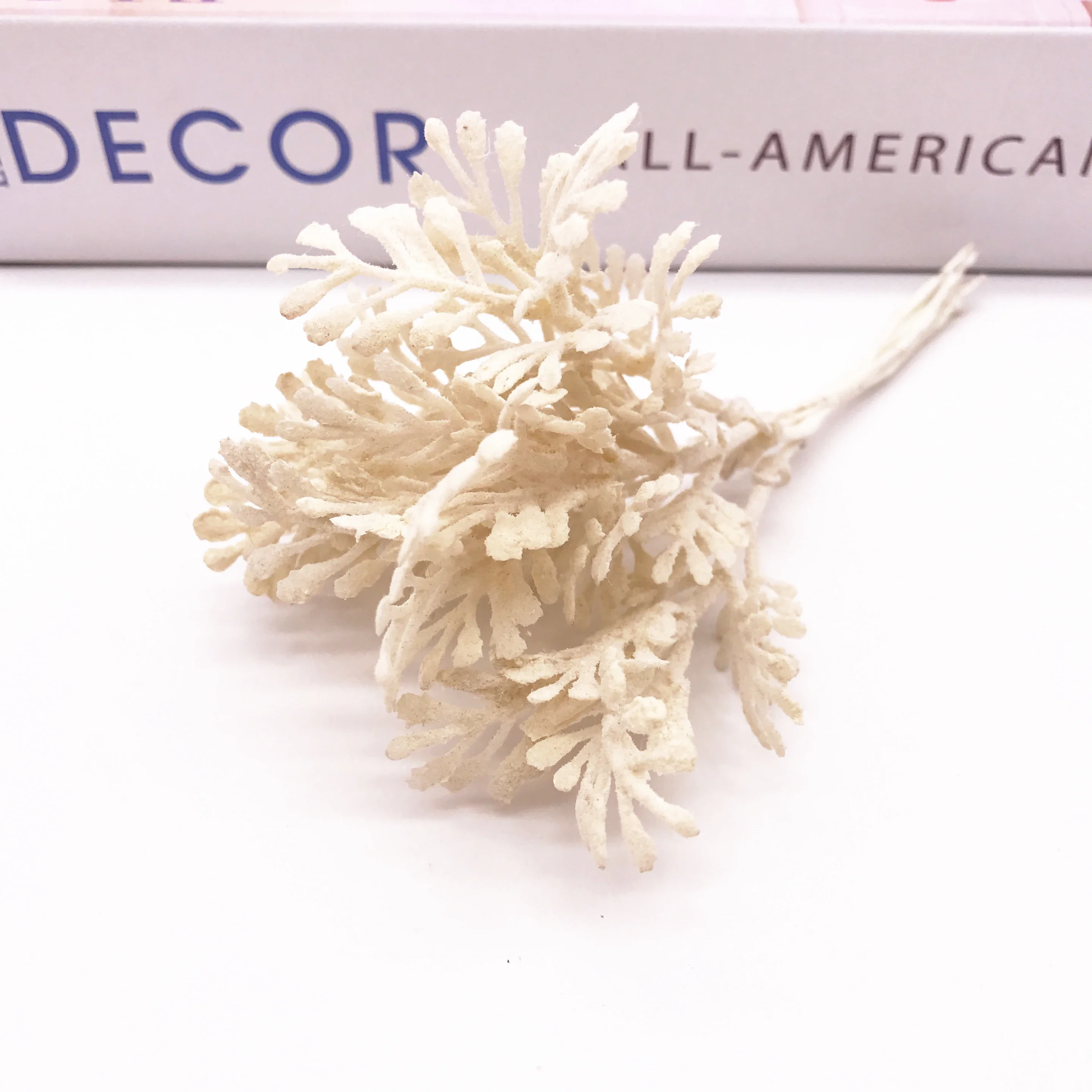 6pcs Artificial Grass Simulation Ferns Plant Artificial Flowers for DIY Scrapbooking Home Wedding Christmas Decoration