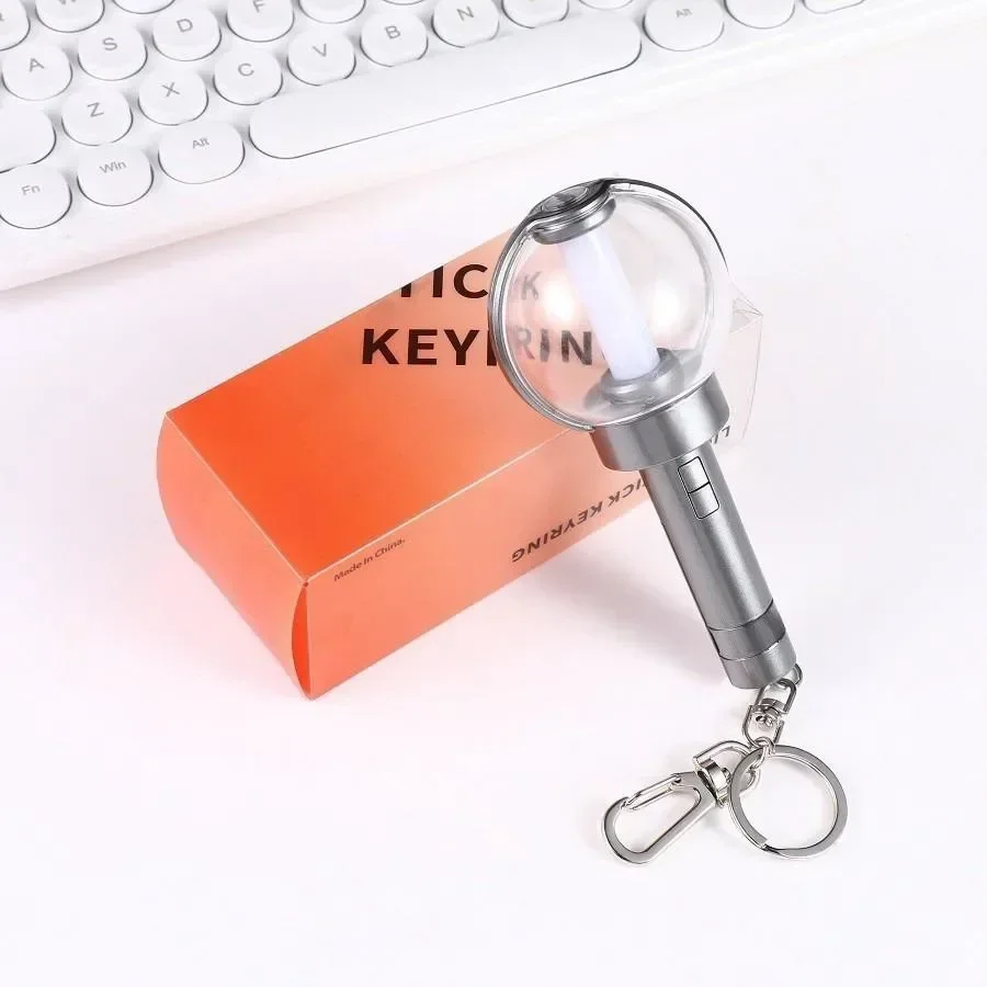 ไอดอลKpopเครื่องยนต์Mini Lightstick Key Ring Glow StickพวงกุญแจJUNGWON HEESEUNG JAY JAKE SUNGHOON SUNOO NI-KIแฟนของขวัญ