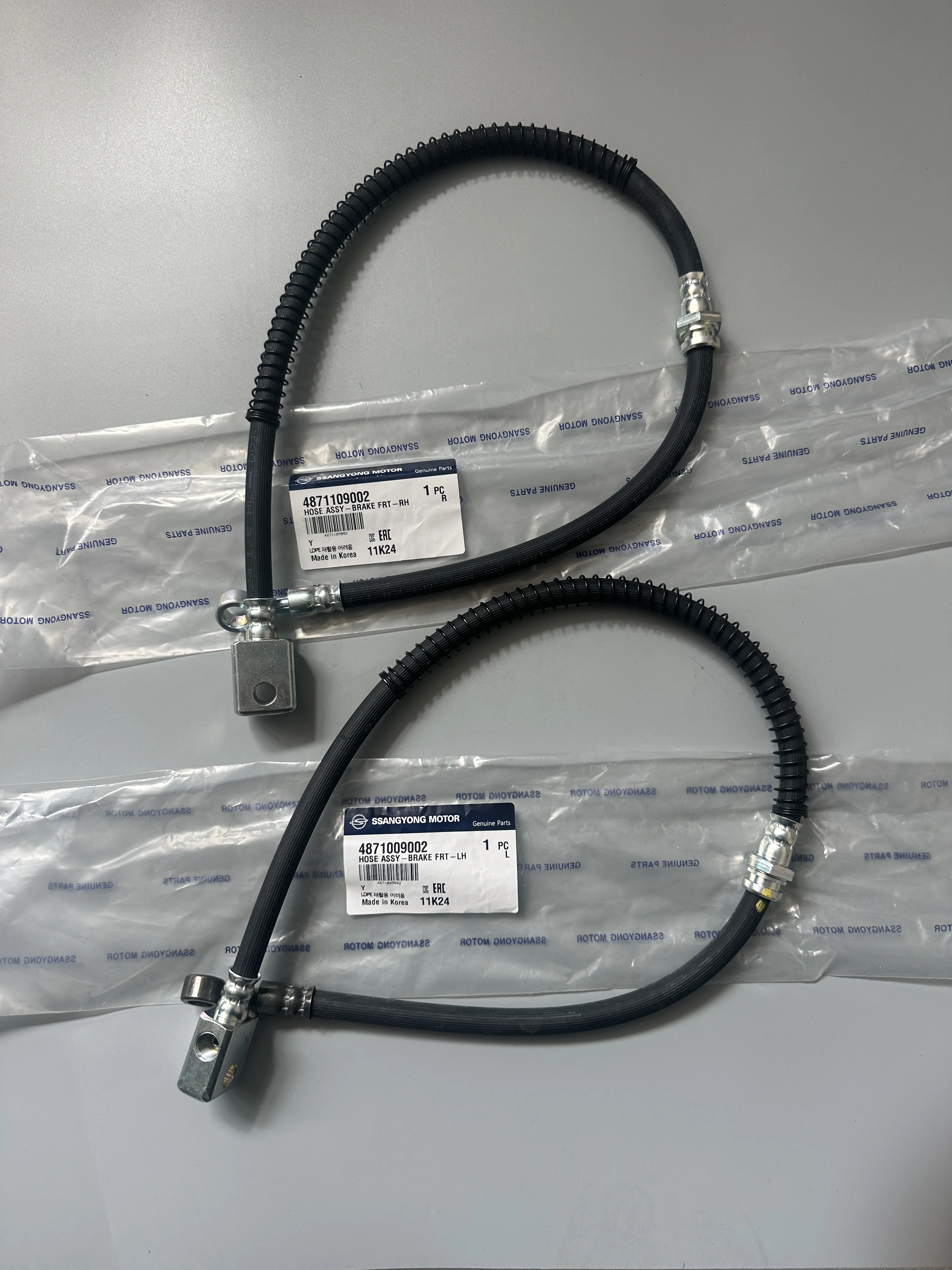 

Оригинальный передний тормозной шланг в сборе, левый 4871009002, RH 4871109002 для Ssangyong Actyon Kyron Rexton Actyon Sports