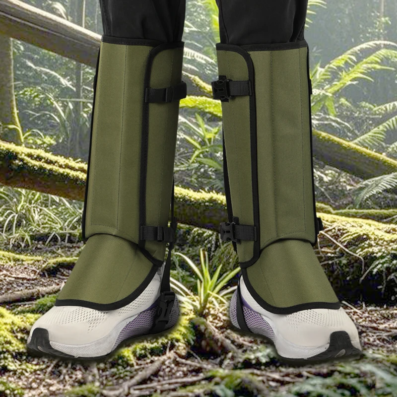 Waterproof Snake Gaiters Leg Guards for Outdoor Camping Travel Hiking Foot Cover with Snake Bite Protection Snow Boot Leg Warmer