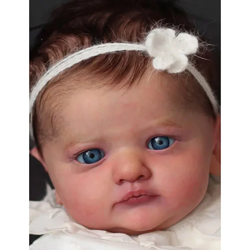 Kit de bebé Reborn de Color fresco de 18 pulgadas Mila Soft Touch sin pintar piezas de muñeca sin terminar