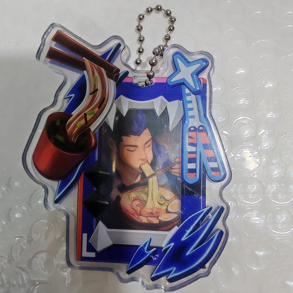 Game VALORANT Gekko Reyna Jett Cosplay Keychain Yoru Cartoon Acrylic Keyring Backpack Pendant Accessories view 5