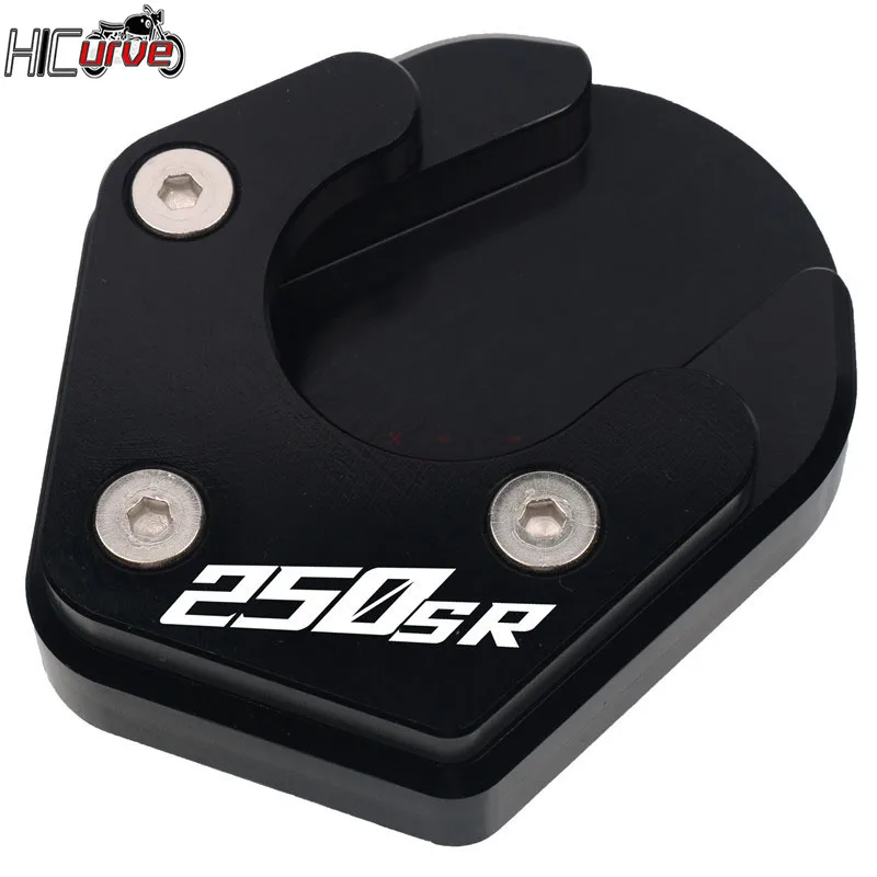 For 250SR 250 SR 300SR 250 SR 300 SR Motorcycle Kickstand Foot Side Stand Extension Pad Support Plate Enlarge Stand