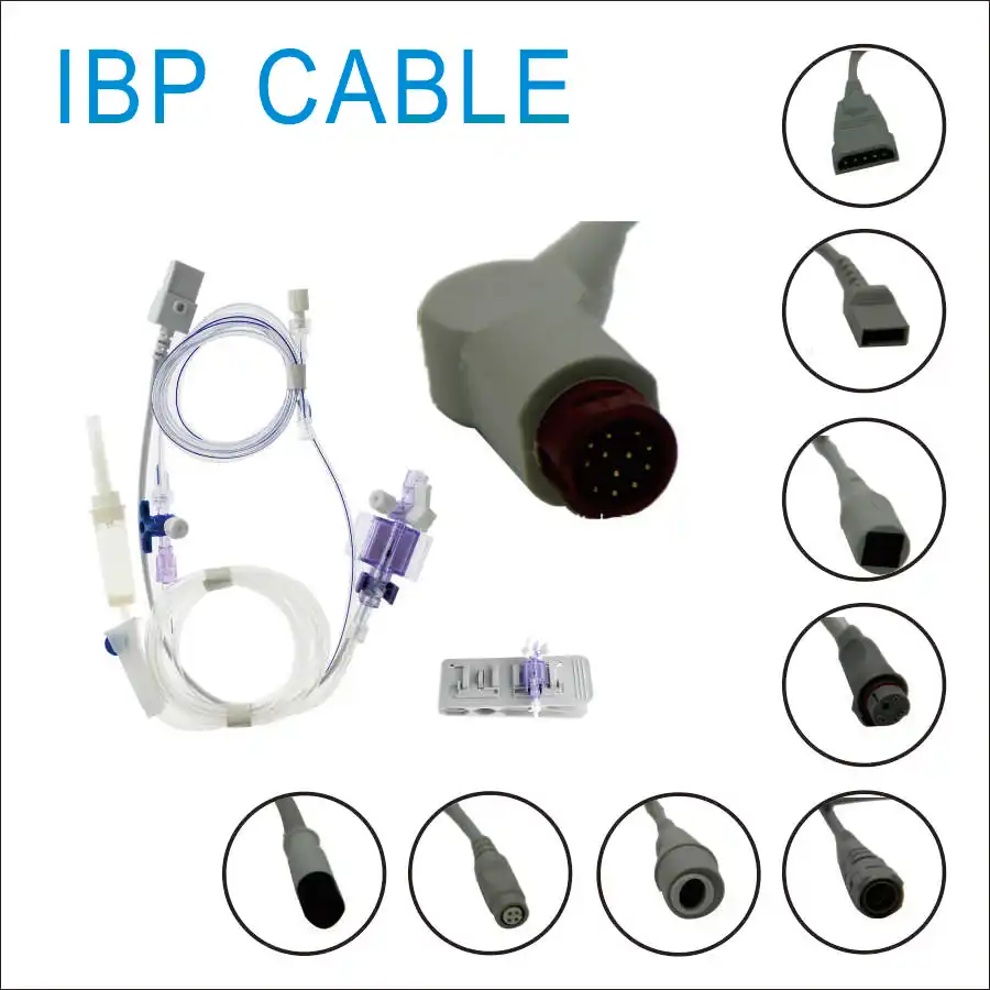 

Invasive Blood Pressure Cable IBP Transducer Adapter Cable for M*indray T5/T8 Blood Pressure Monitors
