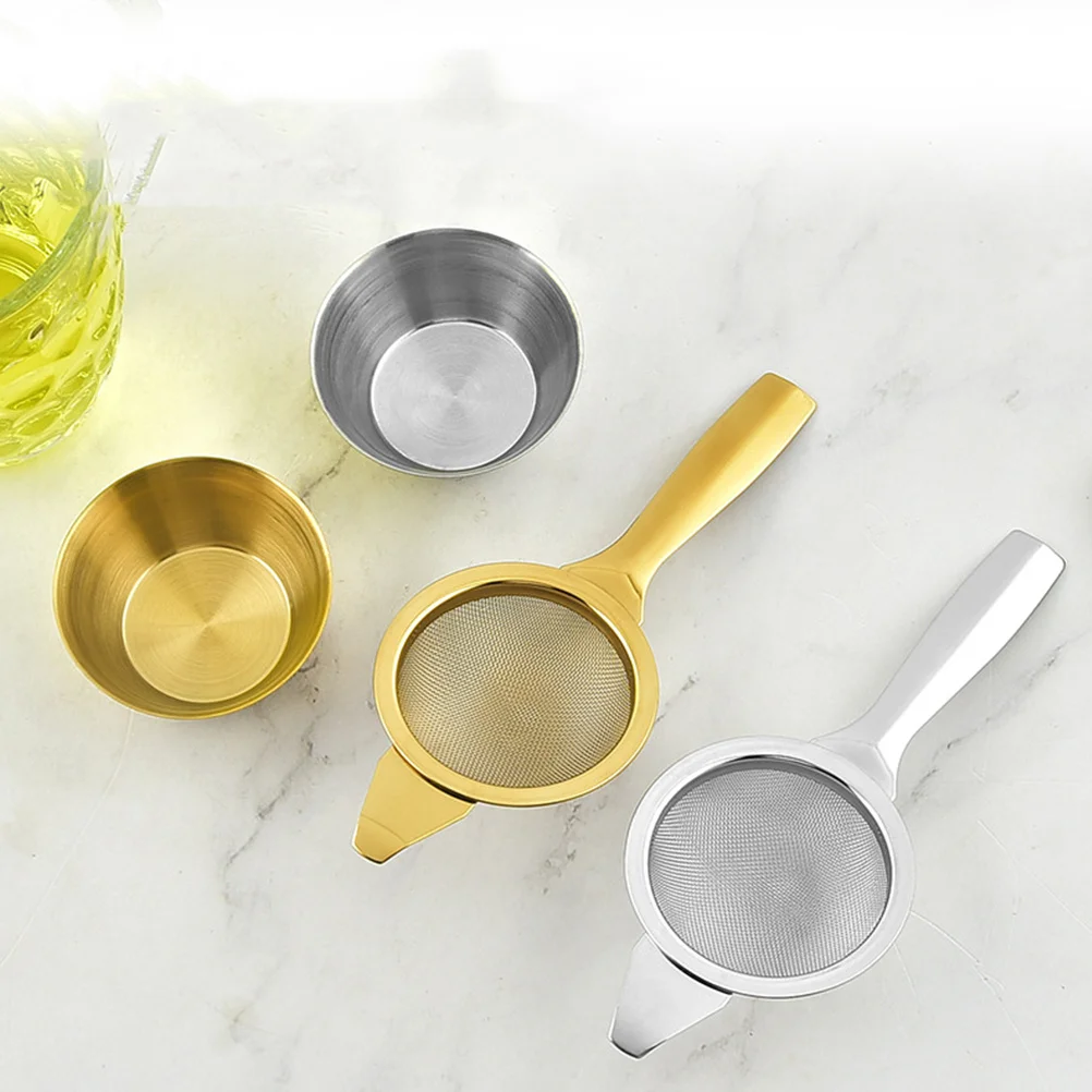 

Stainless Steel Tea Infuser Long Handle Fine Mesh Sieve Strainer Practical Home Restaurant Use Tea Coffee Strainer