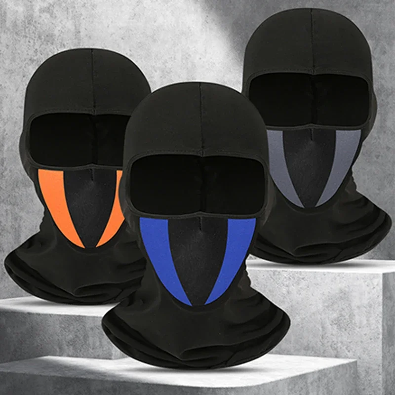 New Upgrade Ice Silk Motorcycle Cycling Balaclava Mask Cover Windproof Headscarf Sunscreen Hood Caps Motocycle Balaclava Mask