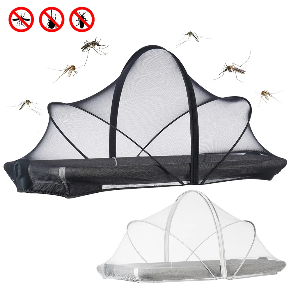 

Mosquito Net for Baby Bed Four Seasons Universal Folding Crib Cover Portable Ventilate Foldable Encrypted Crib Protectors