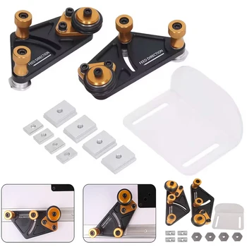 Cuscinetto Rullo di Alimentazione In Lega di Alluminio Piuma Loc Board per 19/30/75 Tipo T-tracce Sega Da Tavolo Alimentazione di Sicurezza Strumento di Propulsione