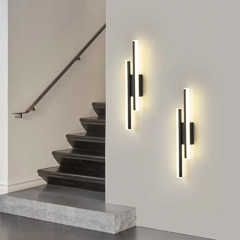 Modern LED Wall Lamp for Living Room Bedroom Bedside Stairs Aisle Corridor Wall Sconce Lamp Home Decor Lighting Fixture Luster