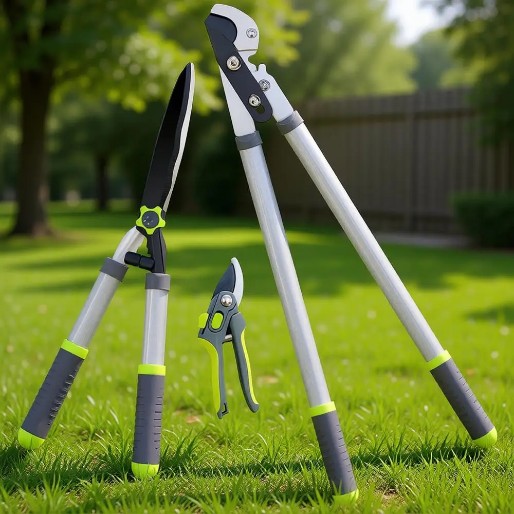 

Набор из 3 секаторов для живой изгороди с комбинированным механизмом для эффективной обрезки веток