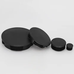 16/20/22/25/30/35/40/45/50/50/70/80/100mm OD Plastic Round Circle Furniture Table Foot Pad Cushion Pipe Tube Dead End Cap Plug