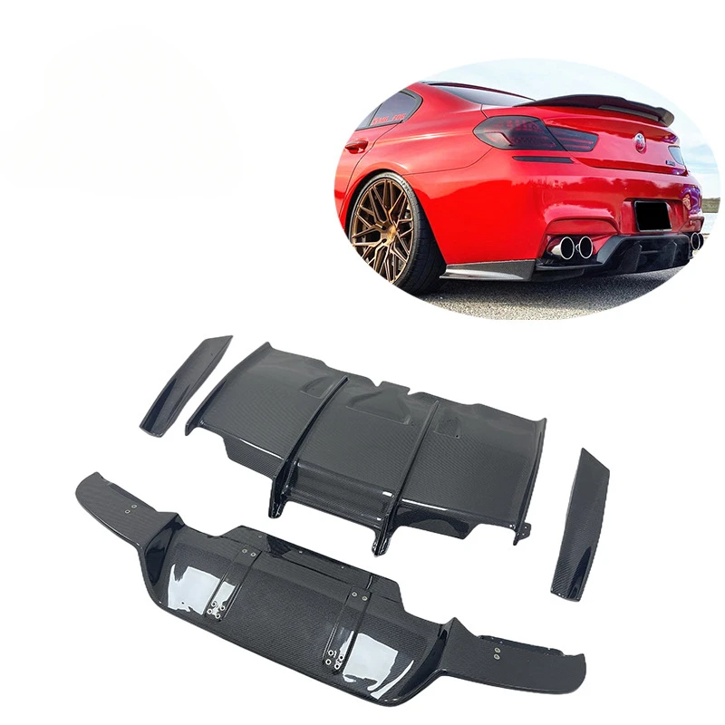 

Reli Suitable for BmwBMW F06 F12 F13 M6 PSMCarbon fiber rear lip rear spoiler modification part