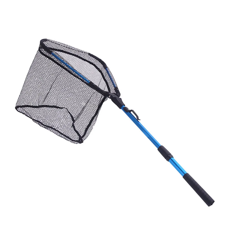 

Aluminum Alloy Fishing Net Telescopic Pole Foldable Mesh Durable Portable for Fish Tank Aquarium Outdoor Fishing Accessory