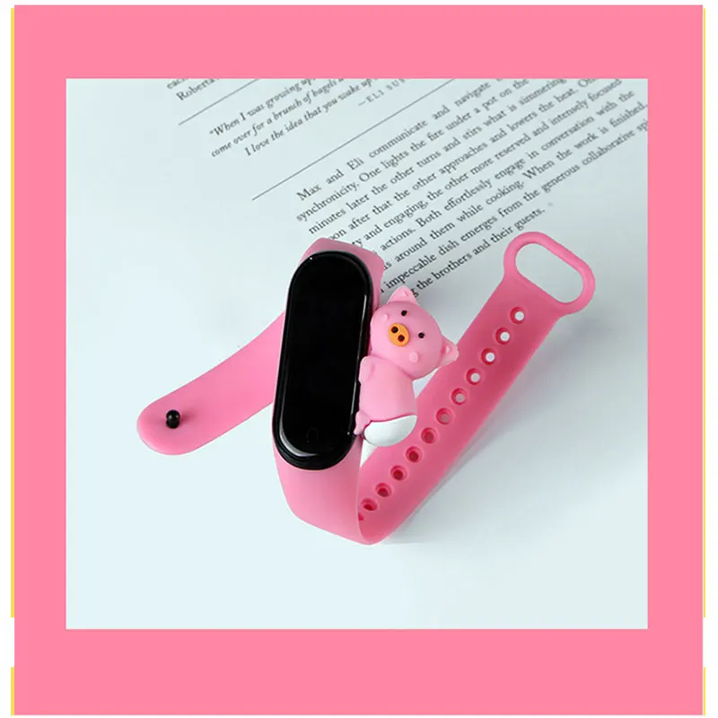 Toy Silicone Strap For Mi Band 5 6 MiBand 6 5 4 3 Cartoon Wristband Replacement TPU Strap For Xiaomi Mi Band 6 5 7 4 Watch Strap