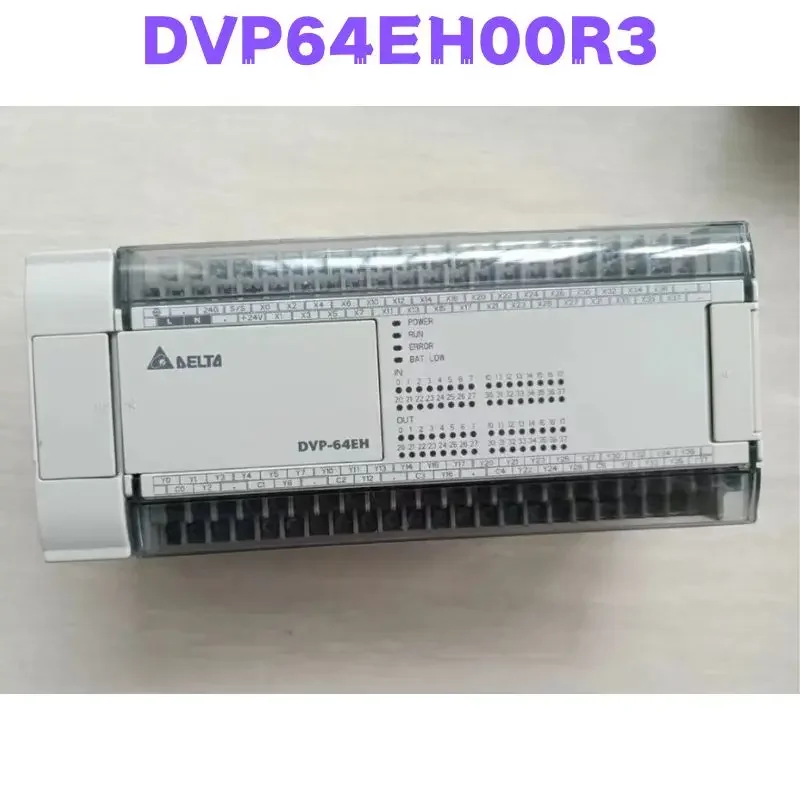 

Second-hand DVP64EH00R3 PLC Module Tested OK