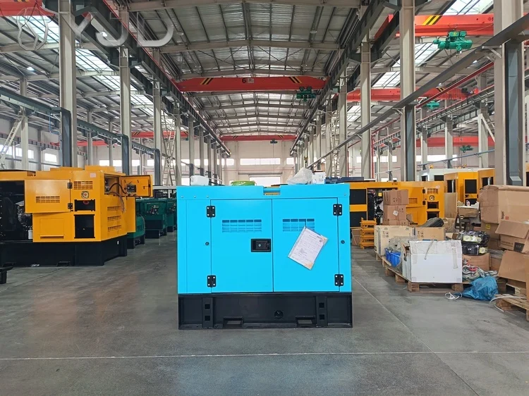 CE Certified 7/12/20kw Backup Silent Diesel Generator Open Frame Single Phase 50Hz 1800 RPM Stamford Alternator with ATS