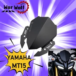 Motorcycle Aluminium Alloy Windshield Visor Windscreen Fits For YAMAHA 2018-2022 2019 2020 2021 2022 2023 2024 MT15 MT-15
