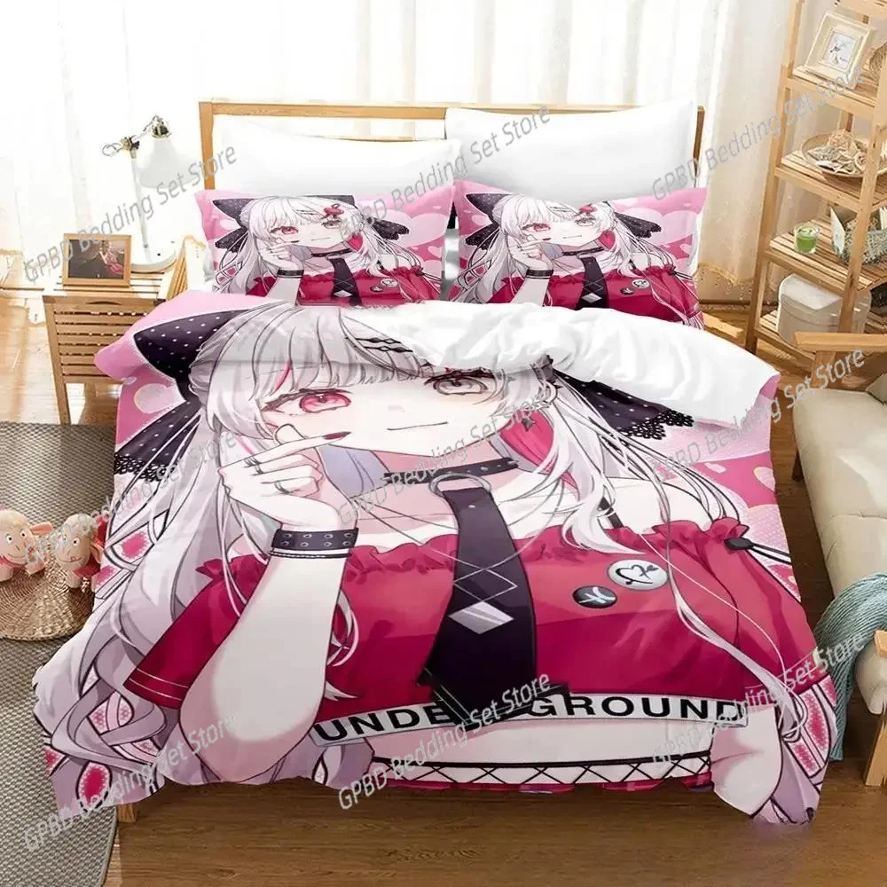 Kawaii Girl Ishigami Nozomi Anime Bedding Set,Duvet Cover Bed Set Quilt Cover Pillowcase,King Queen Twin Size Boys Girls Adults