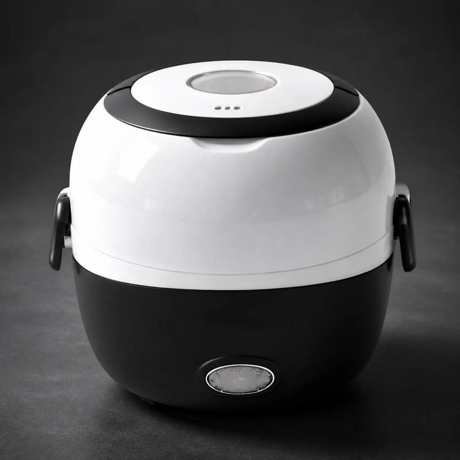 Stainless Steel Electric Heating Lunchbox Portable Thermal Food Container with Secure Locking Lid for Commuters