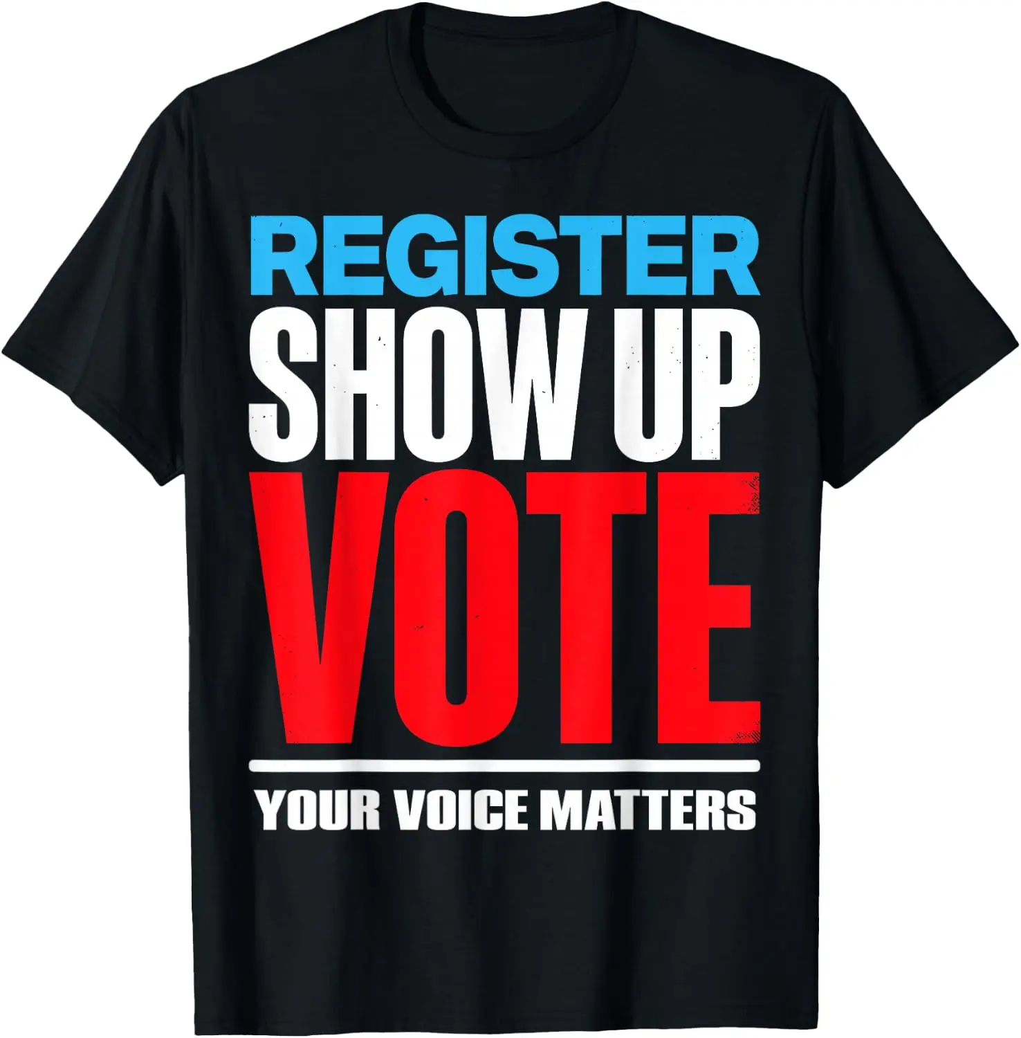 Your Voice Matters T-Shirt Breathable, heavyweight pure cotton short-sleeve top—stylish, plus-size, and suitable for year-round wear with a sporty, casual vibe