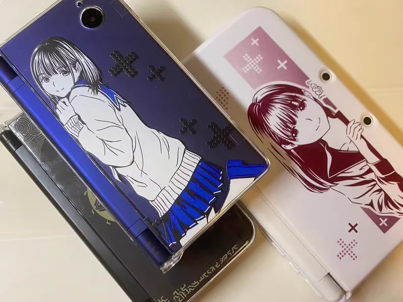 3ds شل nds شل الحب مع شقيقة تشى نينغينغ جميع الشخصيات حالة الكريستال الشفاف