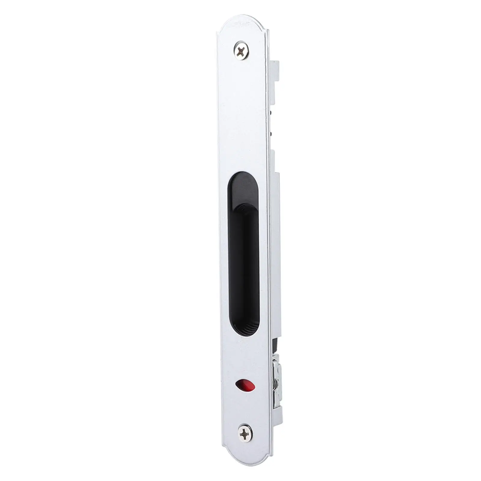 Modern Stainless Steel Sliding Glass Door Lock - Single Sided Hook Security Concealed Catch for Home Protection