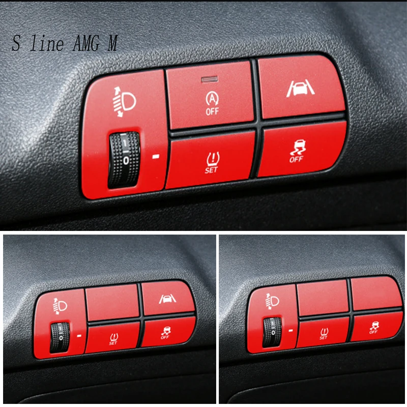 تصفيف السيارة لشركة هيونداي إلنترا Cn7 2021-2025 المصباح مركز التحكم والعتاد التحول نافذة الباب بدء التبديل زر ملصق الكسوة