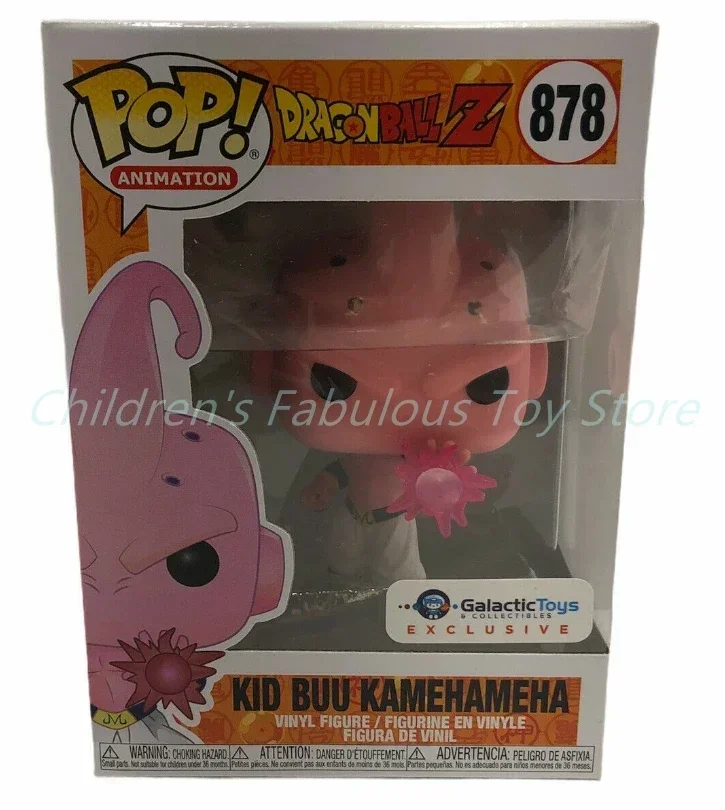 NEW Funko POP! Animation: Dragon BallZ 878# Kid Buu Kamehameha Vinyl Action Figures Dolls Collection Models for Children Toys