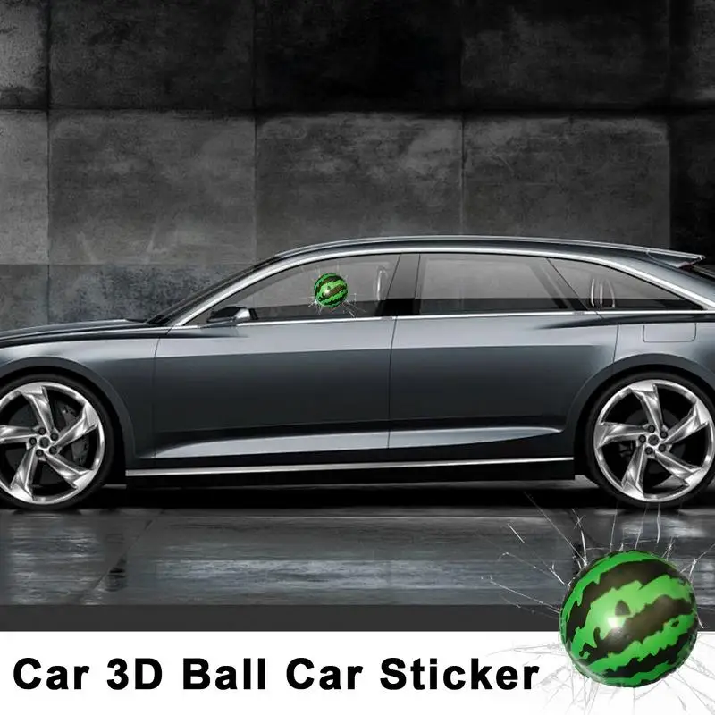 

Car Styling Stickers Watermelon Hit Design Car Body Window Sticker 3D Car Window Stickers Funny Car Stickers Creative Glass