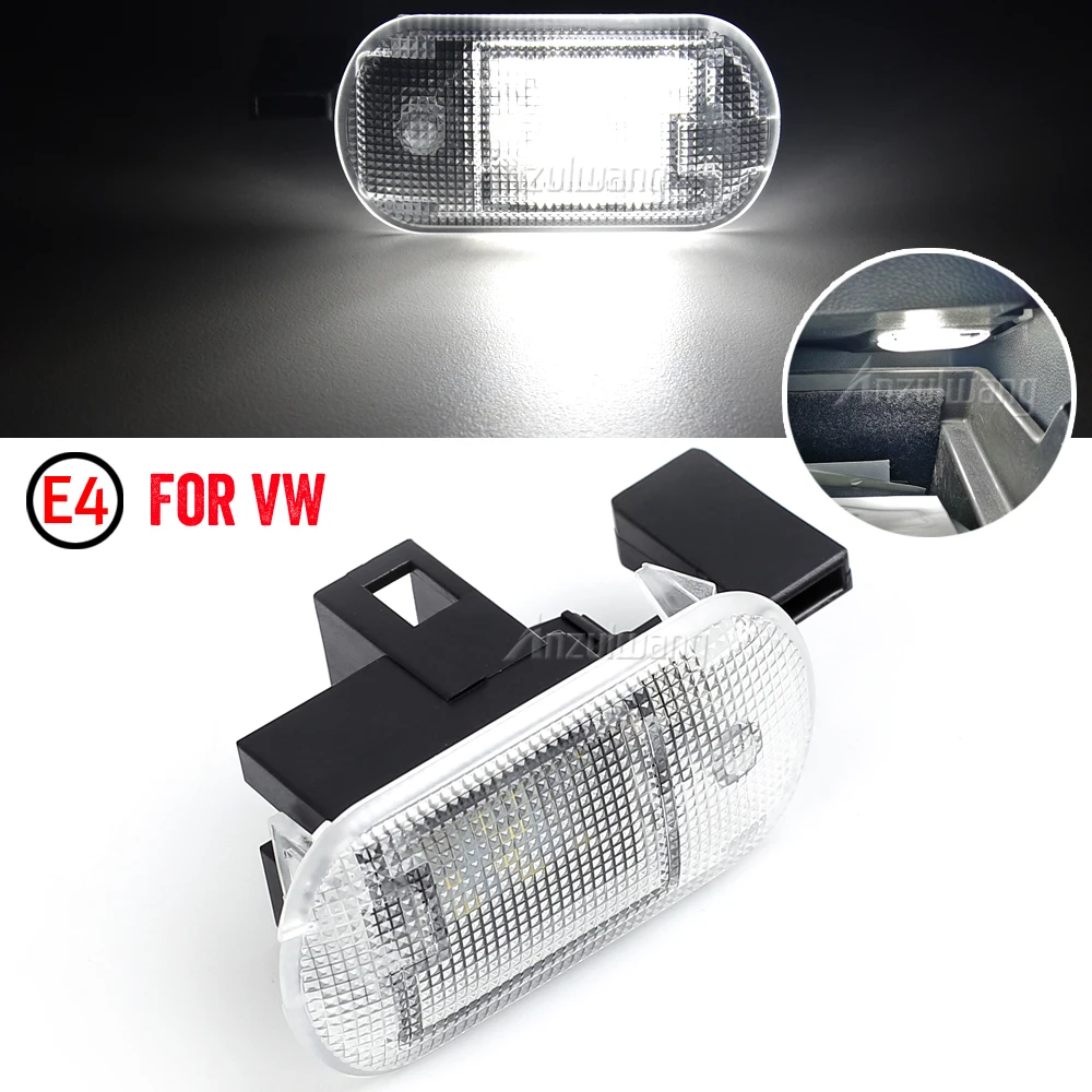 LED Glove Box Storage Light Lamp For VW Bettle Bora Caddy Golf Suran Spacefox Touran Touareg Skoda Fabia Octivia Superb Yeti