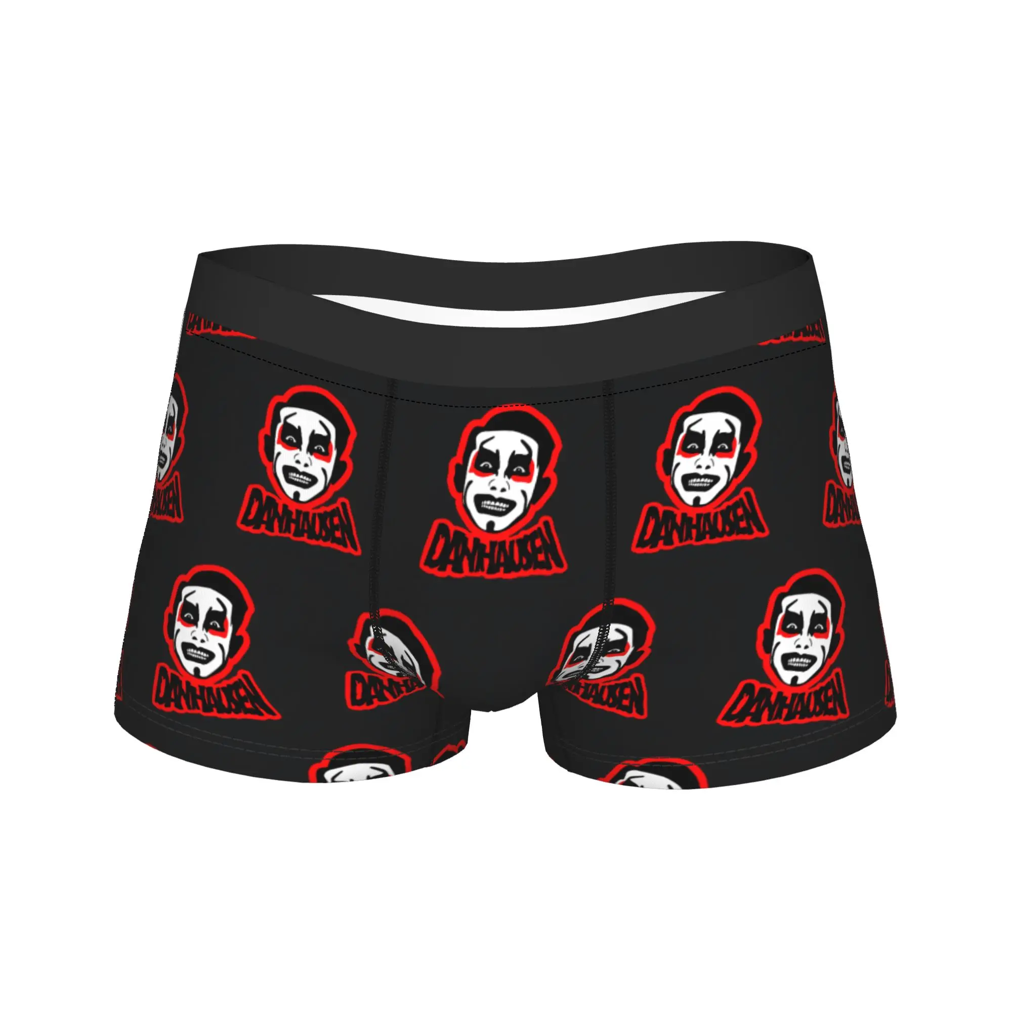 

Danhausen Very Nice Very Evil Underwear Males Panties Printed Comfortable Boxershorts Quality Boxer Brief Plus Size