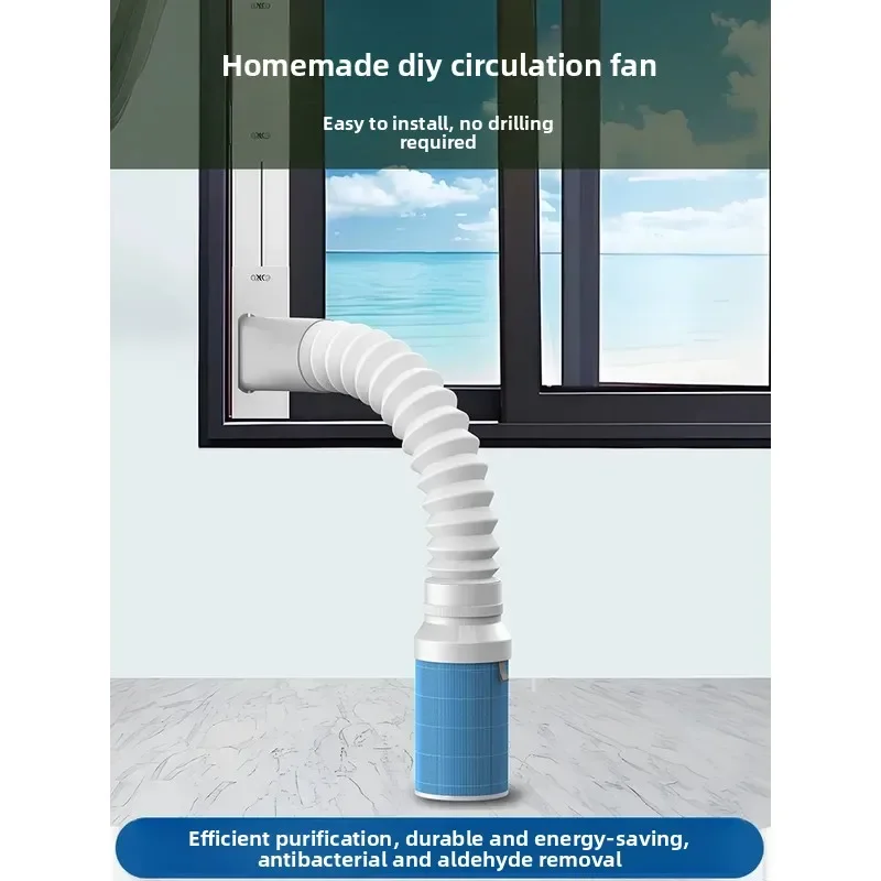 For DIY Air Purifier Fresh Fan System Self Made Adaptation for Activated Carbon Filter Element Simple Hand Rubbing To