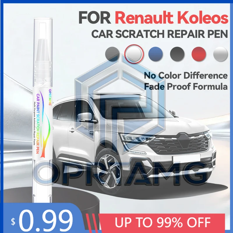 

Новинка 2026: Карандаш для ремонта автомобильной краски, средство для удаления царапин, аксессуары для авто DIY для Renault Koleos, черный, GNE, белый, синий, красный, серебристый