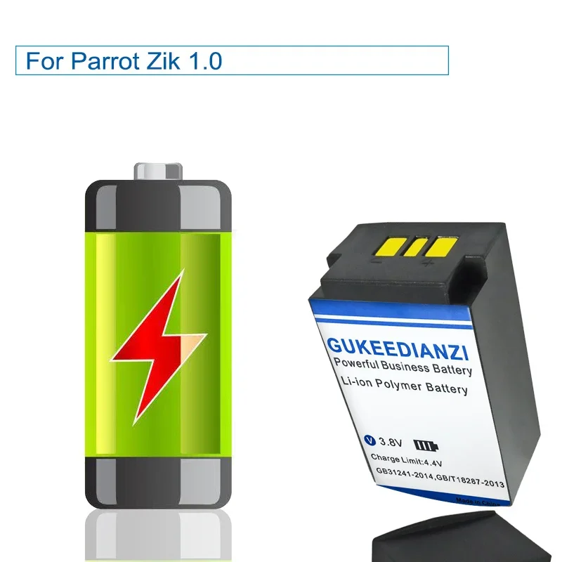 1200mAh Zik 1 Headset Battery For Parrot ZIK, Zik 1, Parrot Zik 1.0 One High Capacity