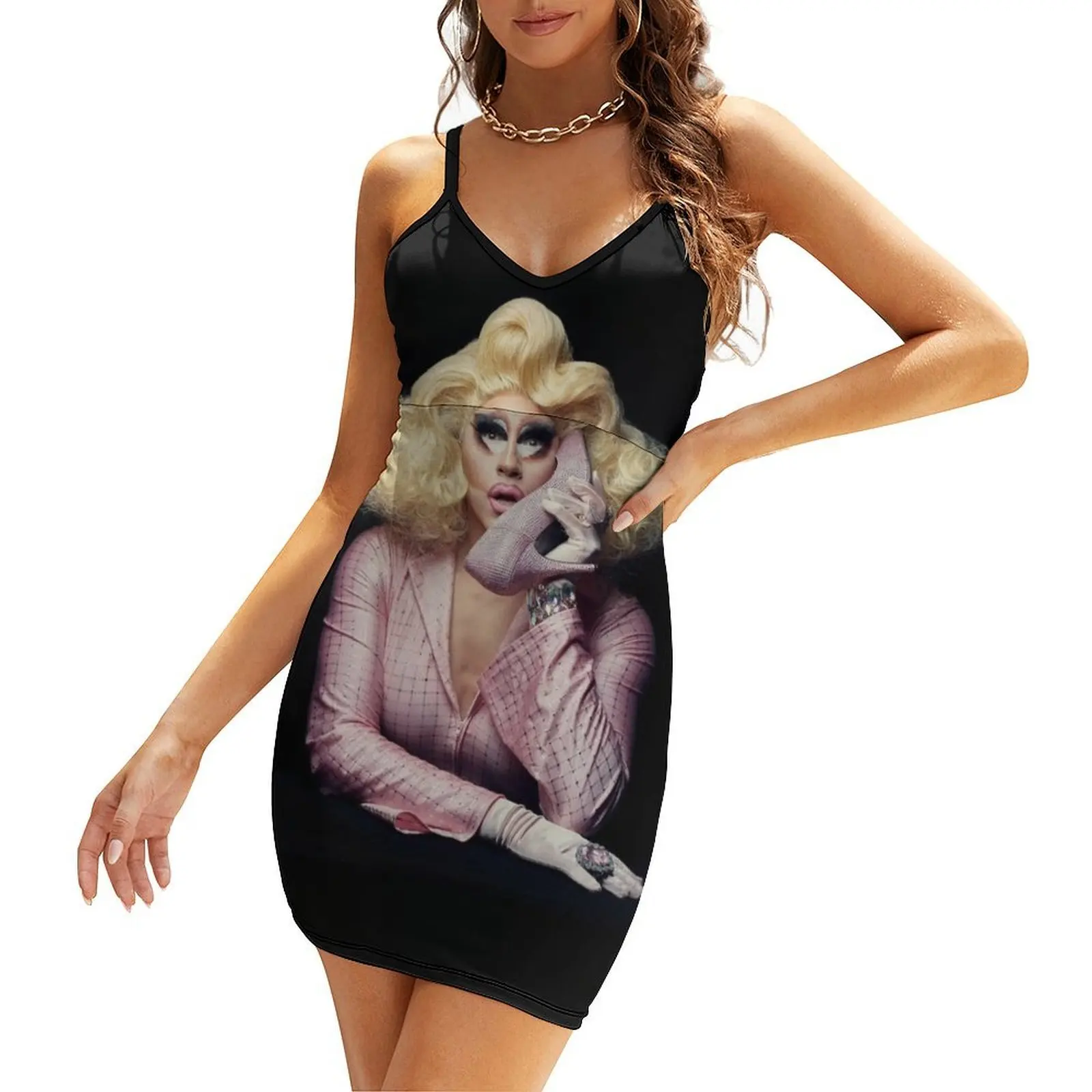 

Hallo Trixie (ALL ENABLE) Sling Dress women's evening dress 2025 women evening dress clothes for women