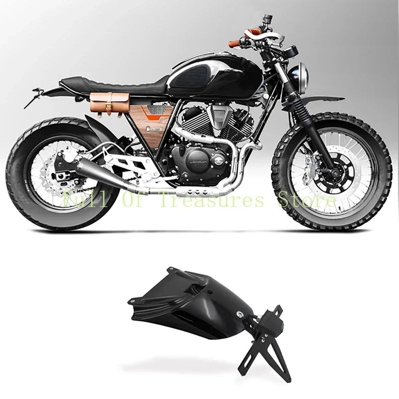 

Для Lexmoto Vendetta 250 Longjia Buccaneer черный пластиковый мотоцикл заднее колесо крыло брызговик крышка с кронштейном