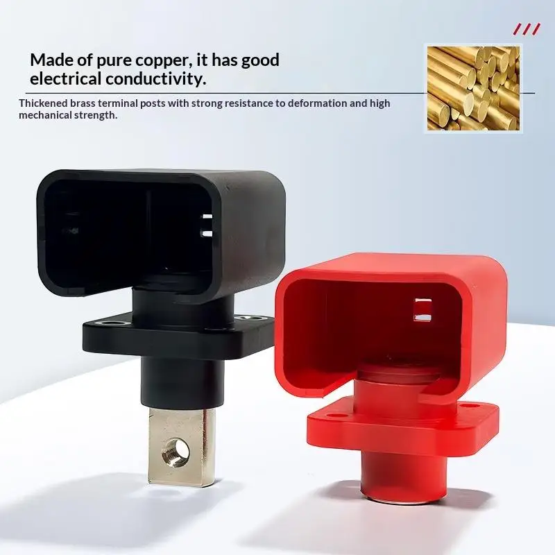 1 Set Battery Storage Terminal Post 100A 120A All-Copper Lithium Battery Energy Storage Terminal Battery Connector