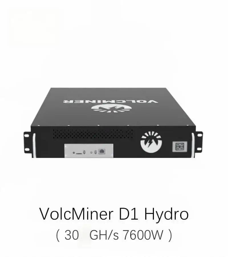 Mineiro Scrypt VolcMiner D1 Hydro 30GH/s |   DOGE e LTC |   Mineiro ASIC de 7600W