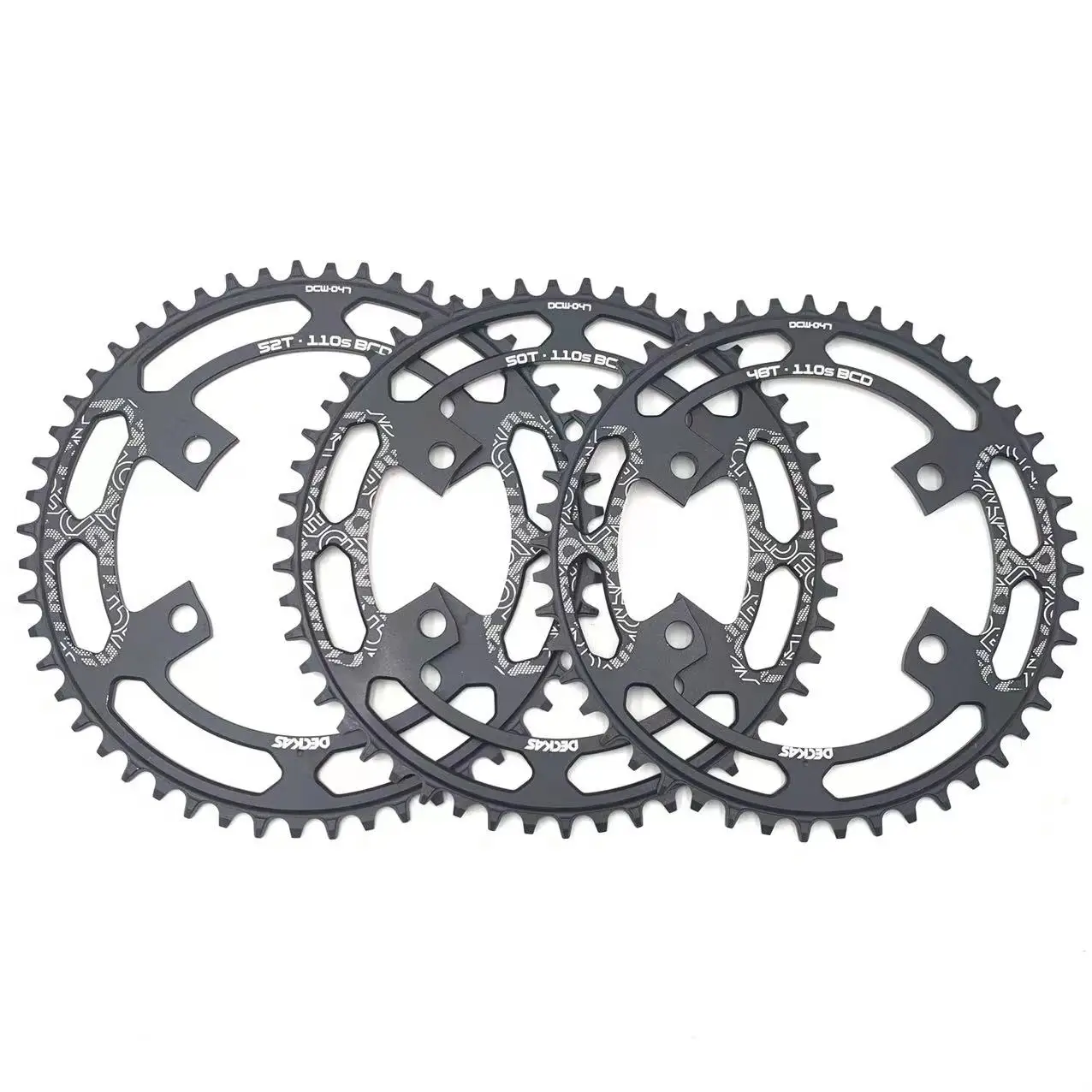 Deckas 110BCD Road Bike Chainring 110bcd 4-claw Narrow Wide Chainwheel For Shimano R7000 R8000 R9100 R9000 5800 6800 R2000 R3000