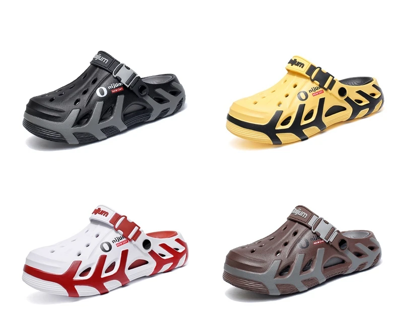 Sommer-Clogs für Herren, EVA-Soft-Slipper, Outdoor-Strandsandalen, neue Herren-Freizeitschuhe, Gartenschuhe, Wasserschuhe, atmungsaktive Strand-Slipper für Herren – Detail 5