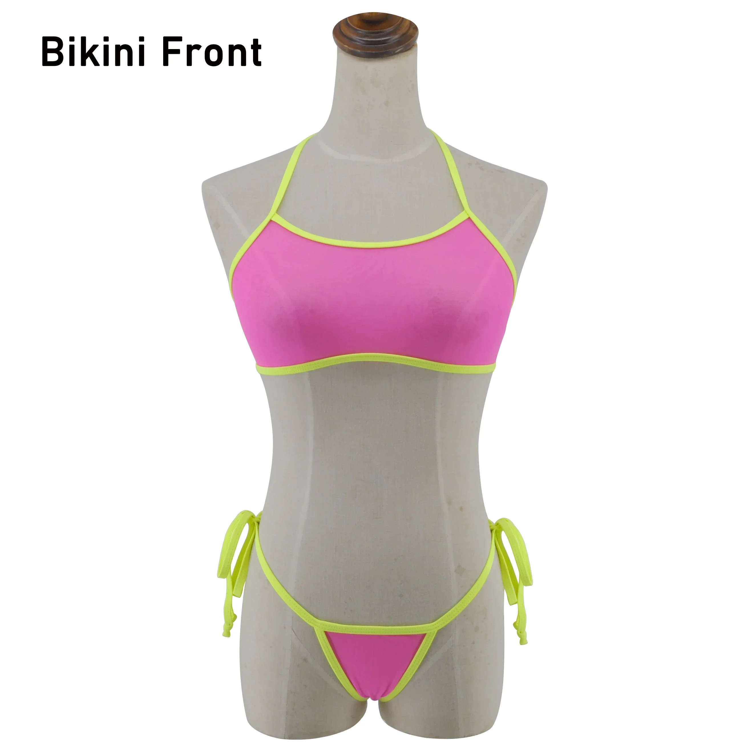 See Thru Micro Bikini Croptop Transparent Sheer Bikinis Swimsuit Women Sexy Mesh G String Bathing Suit Exotic Extreme Biquini