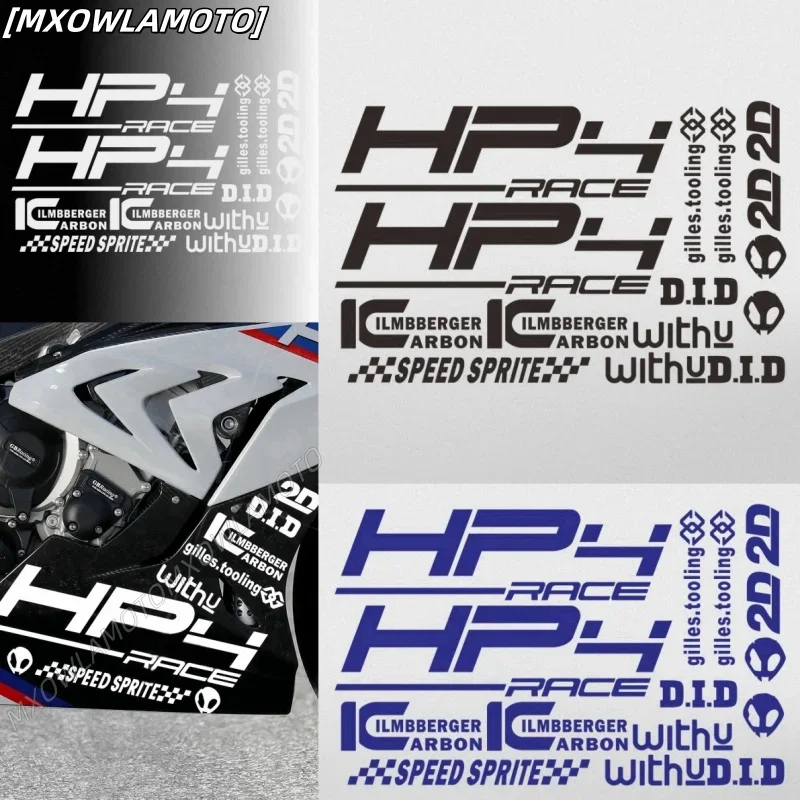 Motorcycle Accessories Sticker Racing Side Stripe Tank Faring Decal Waterproof For HP4 S1000RR 2015 2016 2017 2018 Sticker