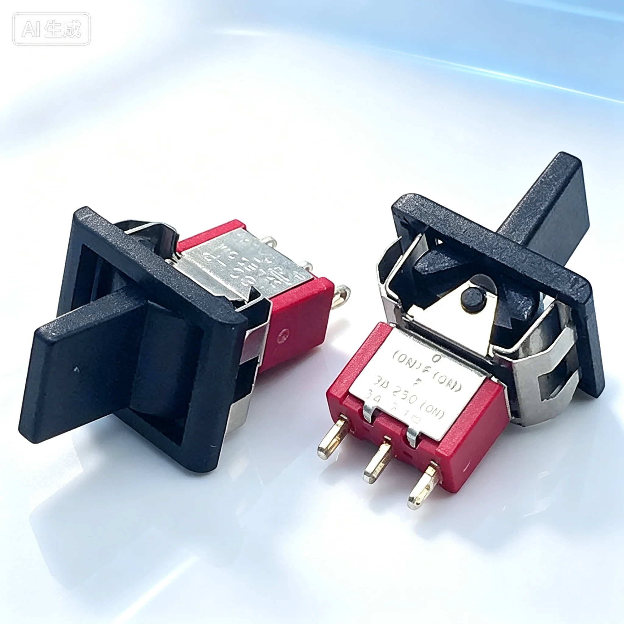 3Pin Left Right Double Reset Toggle Switch Alarm Rocker Switch for SH